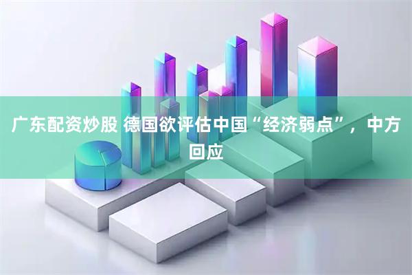 广东配资炒股 德国欲评估中国“经济弱点”，中方回应